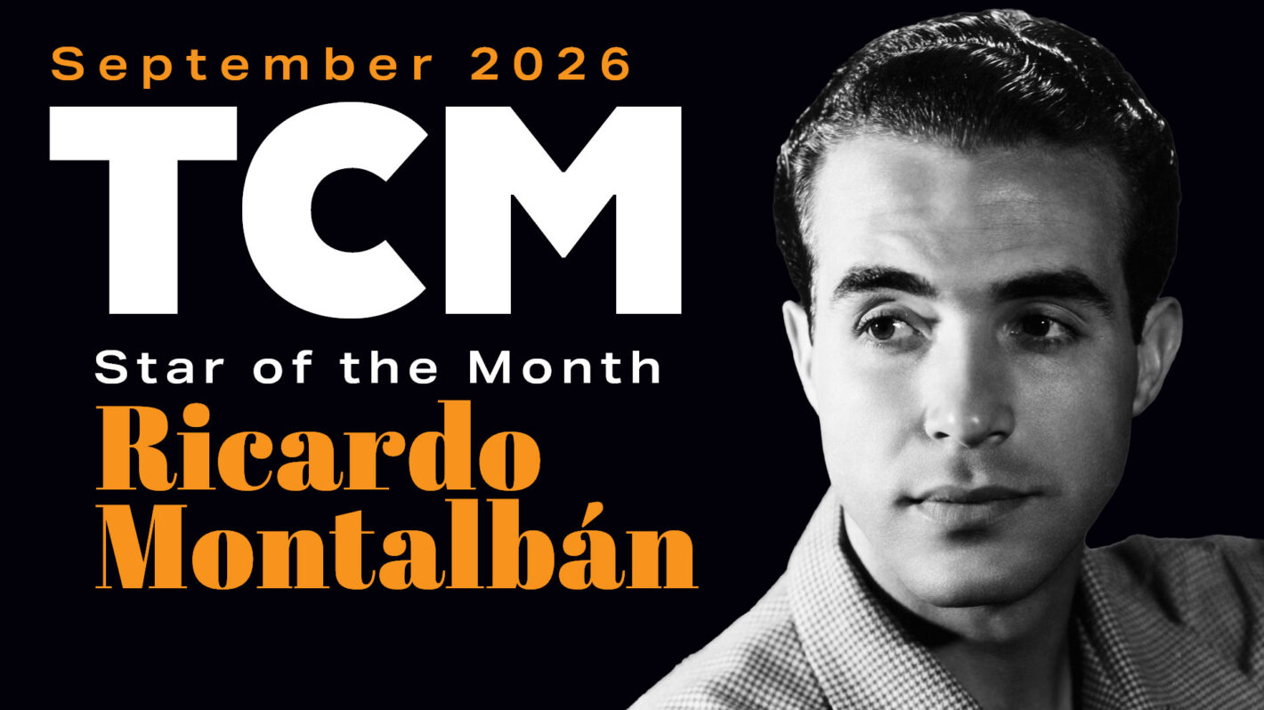 TCM Star of the month Montalbán graphic