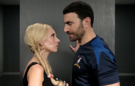 Juno Temple and Brett Goldstein in 'Ted Lasso' Season 4