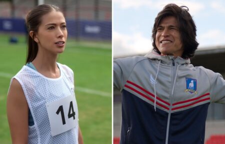 Paloma Cinco and Cristo Fernandez in 'Ted Lasso'