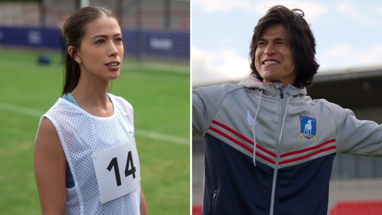 Paloma Cinco and Cristo Fernandez in 'Ted Lasso'