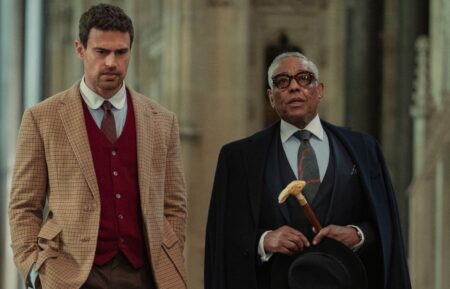 Theo James and Giancarlo Esposito in 'The Gentlemen' Season 2