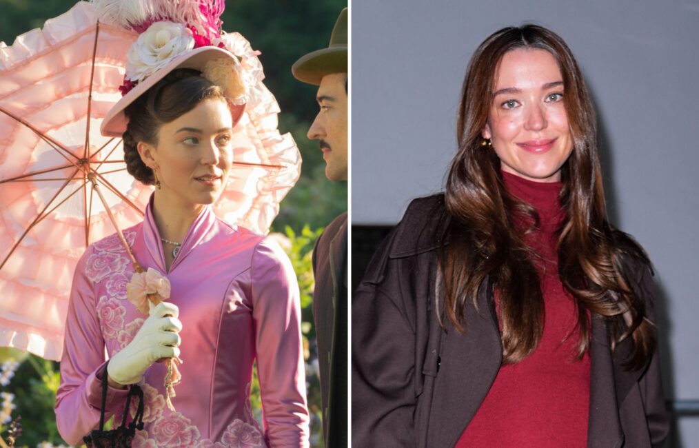 The Gilded Age stars in and out of costume: Nicole Brydon Bloom