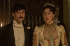 Blake Ritson as Oscar van Rhijn and Kelley Curran as Enid Winterton in 'The Gilded Age'