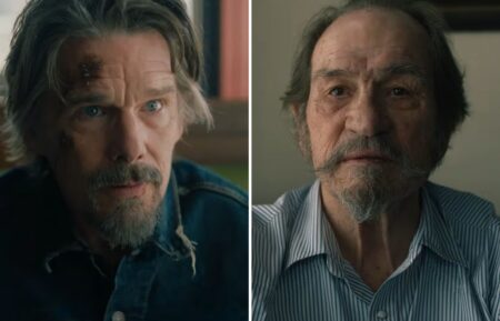 Ethan Hawke and Tommy Lee Jones in 'The Lowdown' Season 2