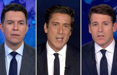 Tom Llamas, David Muir, Tony Dokoupil