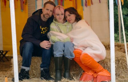 Rafe Spall, Scarlett Rayner, and Esther Smith in 'Trying' Season 5