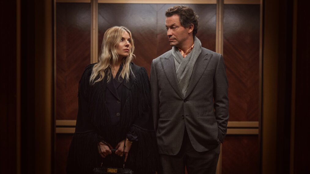 Sienna Miller and Dominic West in 'War' Season 1