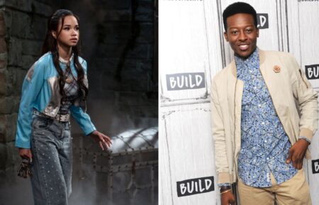 (left) WIZARDS BEYOND WAVERLY PLACE - “Billie Russo-Penwulf and the Prisoner of Wizcatraz, (right) NEW YORK, NY - OCTOBER 03: Actor Brandon Micheal Hall (L) attends Build to discuss the show 'The Mayor' at Build Studio on October 3, 2017 in New York City.