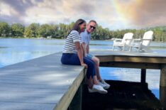 Brian and Mika Kleinschmidt sitting on a dock in a September 27, 2026 post