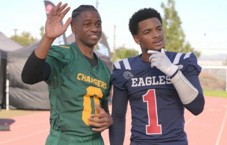 Antonio J. Bell and Nathaniel McIntyre in All American Season 8