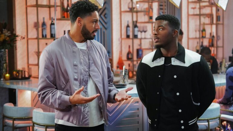 Michael Evans Behling and Daniel Ezra in All American Season 6