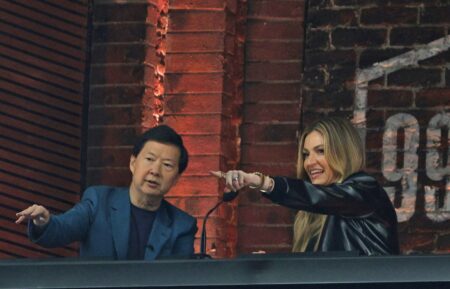 99 TO BEAT: L-R: Hosts Ken Jeong and Erin Andrews in the Season Two Premiere of 99 TO BEAT airing Wednesday, Sept. 23 (9:01-10:00 PM ET/PT) on FOX. © 2026 Fox Media LLC.