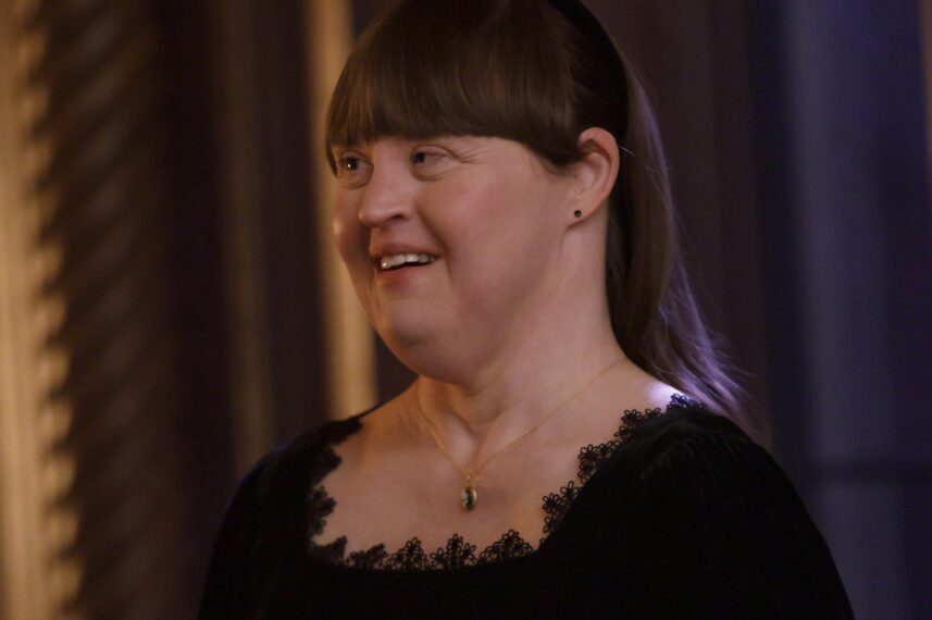 FX’s “American Horror Story 13” — “Rauhnacht” S13, Episode 3 Pictured: Jamie Brewer as Adelaide “Addie” Langdon. CR Eric Liebowitz/FX