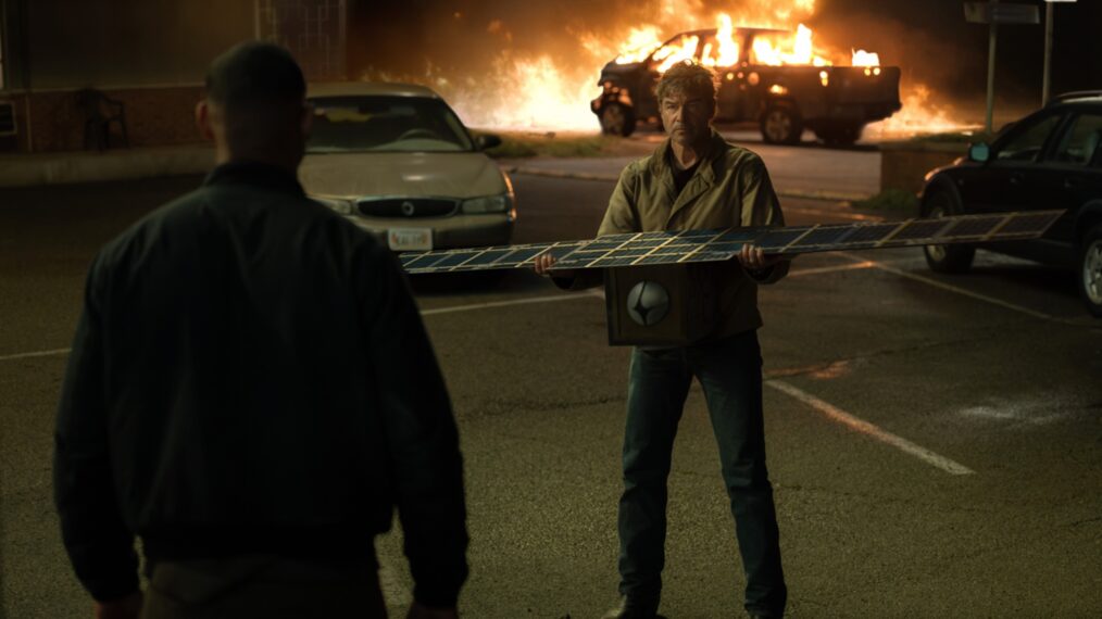 Aaron Pierre and Kyle Chandler, 'Lanterns,' Season 1, Episode 4, HBO, September 6, 2026.