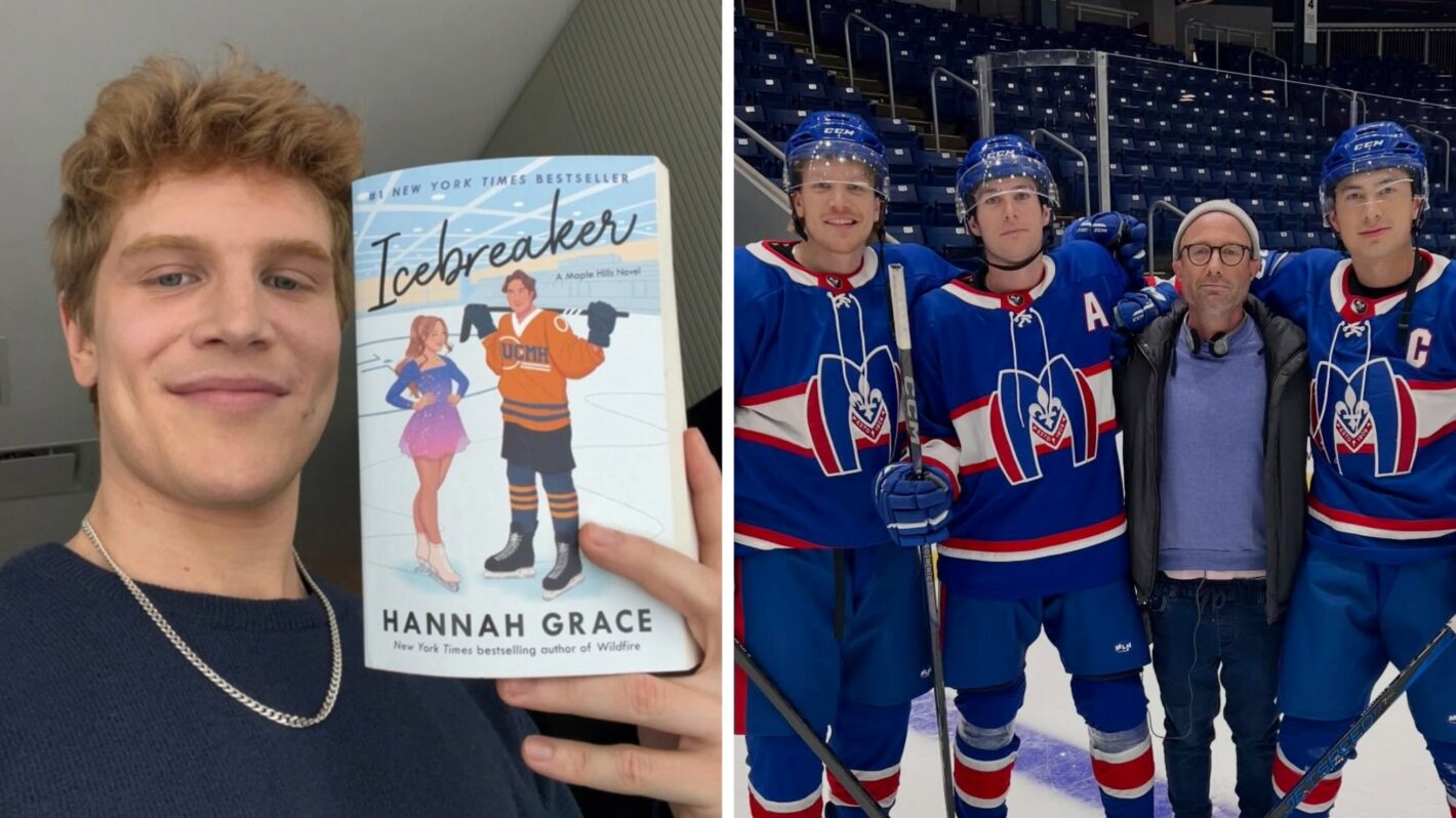 Aidan Shaw as Russ in 'Icebreaker' and Koyla in 'Heated Rivalry