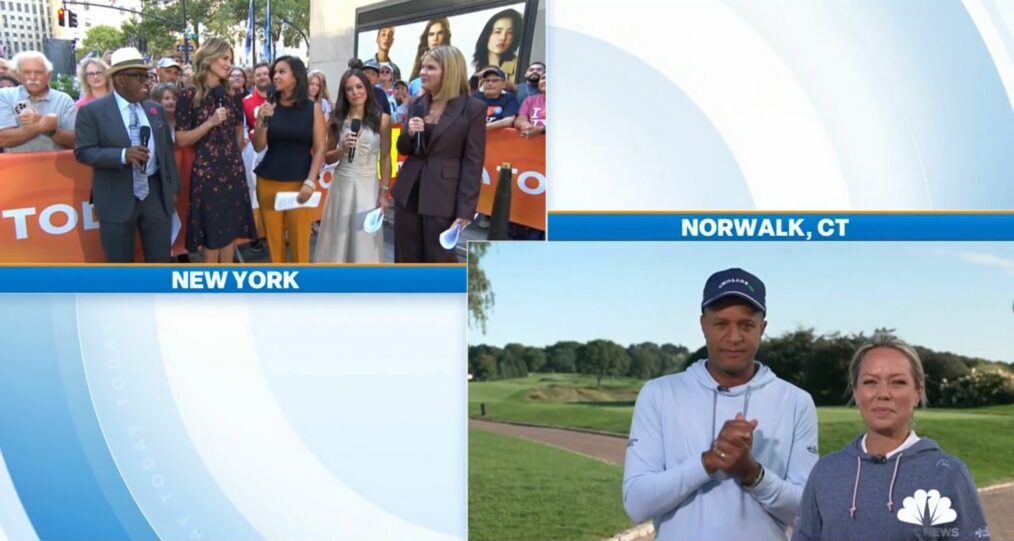 Al Roker, Savannah Guthrie, Laura Jarrett, Kaylee Hartung, Jenna Bush Hager, Craig Melvin, and Dylan Dreyer on the September 14, 2026, episode of NBC's 'Today.'