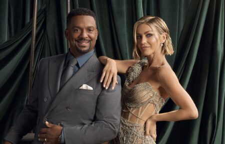 Alfonso Ribeiro and Julianne Hough, 'Dancing With the Stars' Season 35 promo photo, ABC, premieres September 15, 2026.
