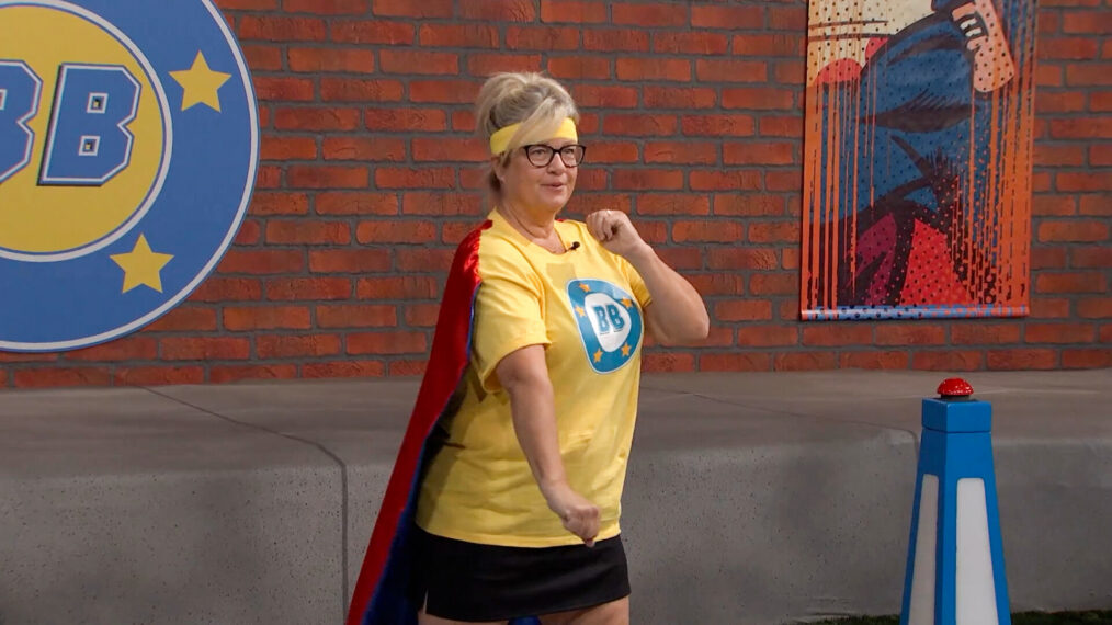 BIG BROTHER on the CBS Television Network and streaming on Paramount+ (live and on-demand for Paramount+ with SHOWTIME subscribers, or on-demand for Paramount+ Essential subscribers the day after the episode airs)* Pictured: Veto Competition: Angela Murray. Photo: CBS ©2026 CBS Broadcasting, Inc. All Rights Reserved. Highest quality screengrab available.
