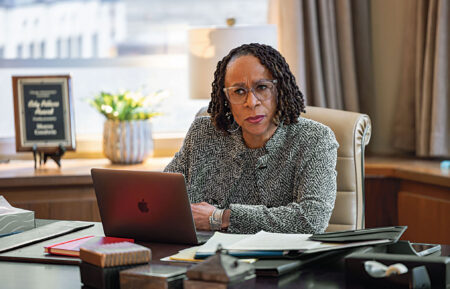 CHICAGO MED -- "Things Left Unsaid" Episode 1118 -- Pictured: S. Epatha Merkerson as Sharon Goodwin