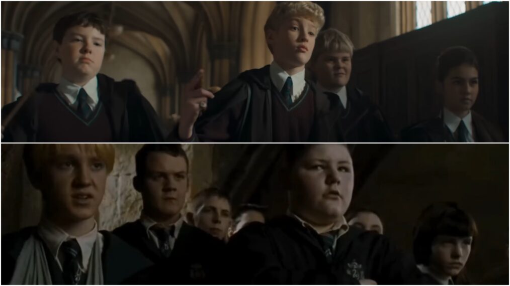 Crabbe Goyle and Pansy