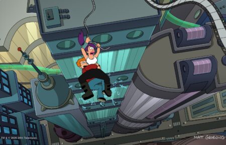 FUTURAMA - "Final Ending: The Last Conclusion" - Fry and his brother sneak into a PG-13 movie as kids... with shocking consequences for the future. (Disney/Matt Groening) FUTURAMA