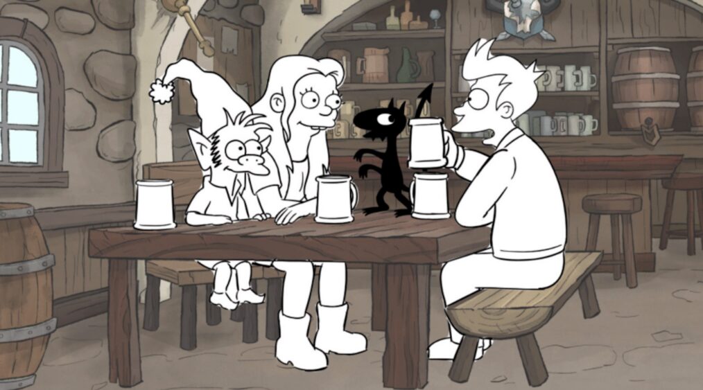 Futurama - A New New York Yankee in King Elfo's Court - Storyboard sketches from 