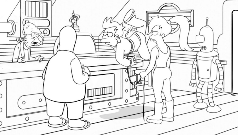 Storyboard sketches from 