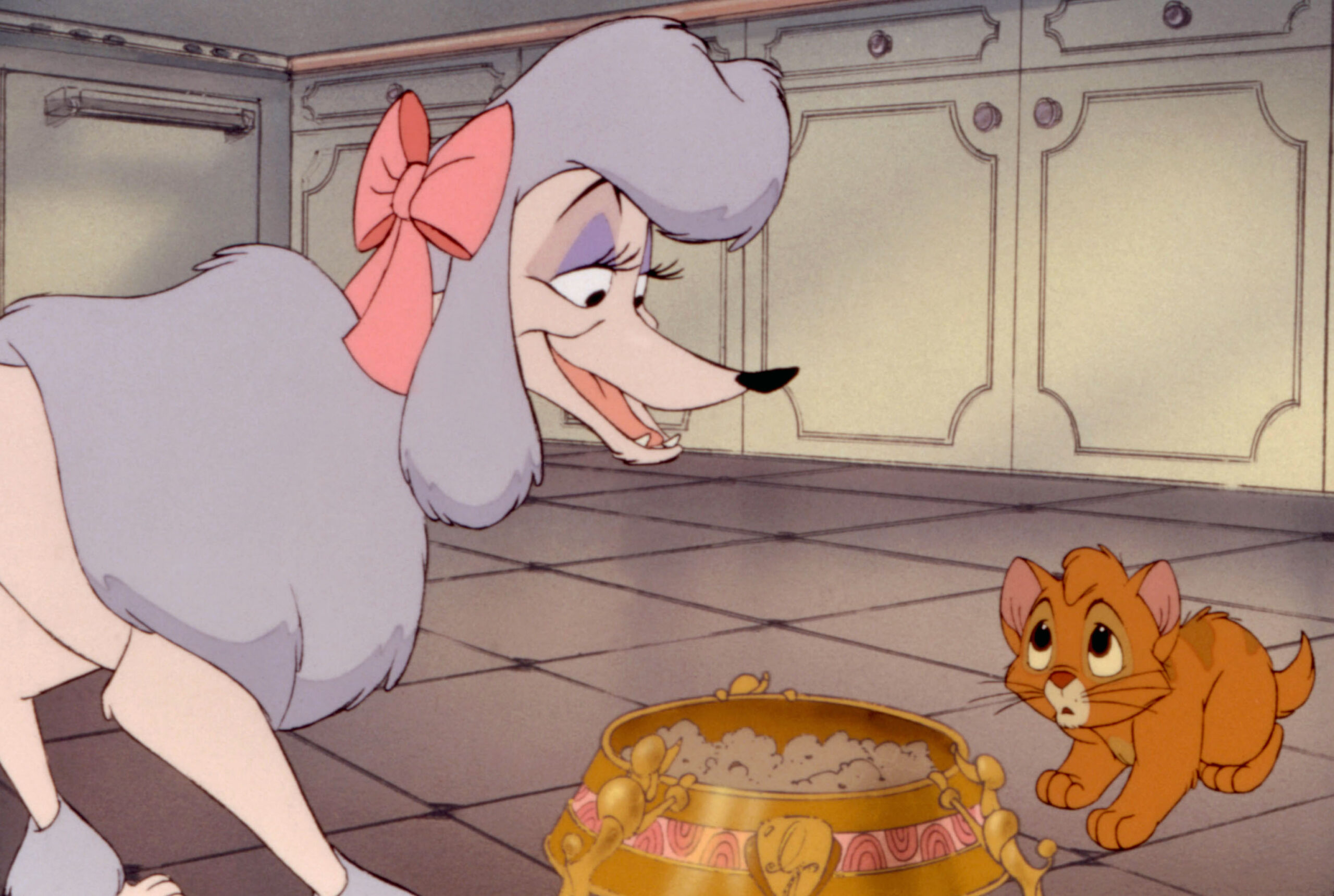 Georgette and Dodger of OLIVER & COMPANY