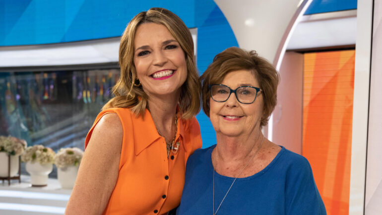 Savannah Guthrie and her mother, Nancy Guthrie, on 'Today'