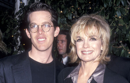 Linda Gray and son Jeff Thrasher