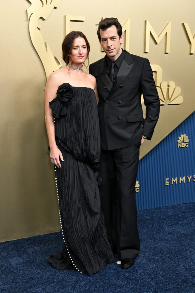 Grace Gummer and Mark Ronson at the 78th Emmy Awards held at Peacock Theater on September 14, 2026 in Los Angeles, California.
