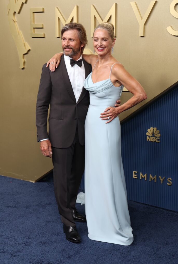 Grant Show and Katherine LaNasa arrive to the 78th Primetime Emmy Awards held at the Peacock Theater on September 14, 2026.