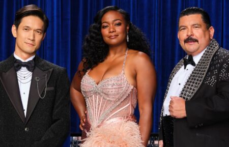 Harry Shum Jr., Tatyana Ali, Guillermo Rodriguez, 'Dancing With the Stars' Season 35 promo pics, ABC, premieres September 15, 2026.