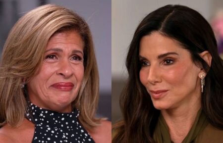 Hoda Kotb and Sandra Bullock on the September 8, 2026, episode of NBC's 'Today.'
