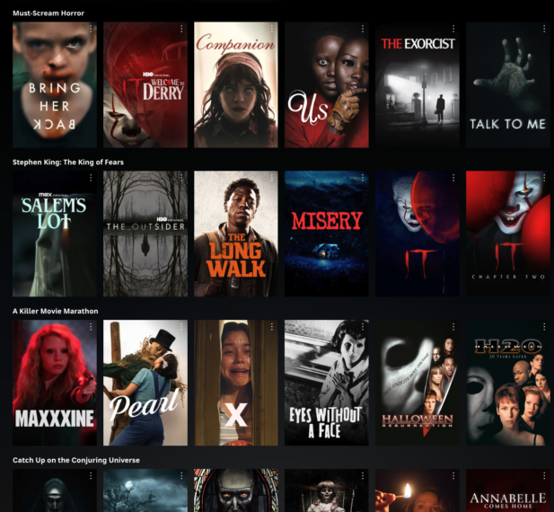 Horror Comes Home Curations