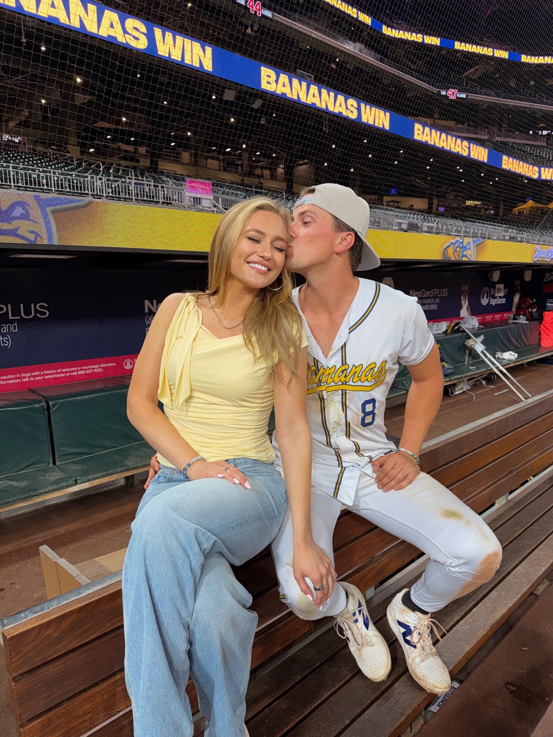 Jackson Olson and Maggie Sajak