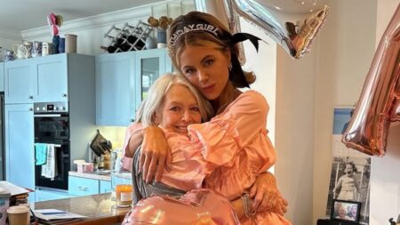 Kate Beckinsale and her mother Judy Loe