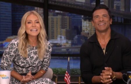 Kelly Ripa and Mark Consuelos on the September 8, 2026, episode of 'Live With Kelly and Mark.'