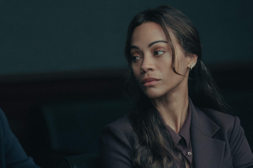 Zoe Saldaña as Joe in Lioness, episode 2, season 3, streaming on Paramount+, 2026. Photo Credit: Lauren