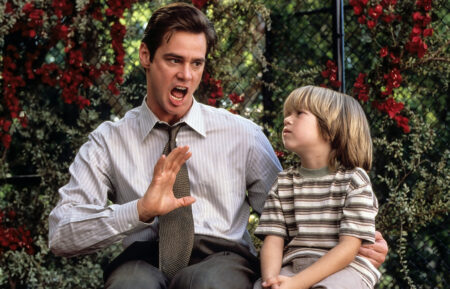 Jim Carrey and Justin Cooper in 'Liar Liar'