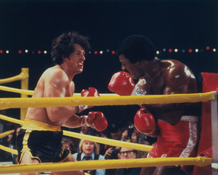 Sylvester Stallone, Carl Weathers in Rocky II
