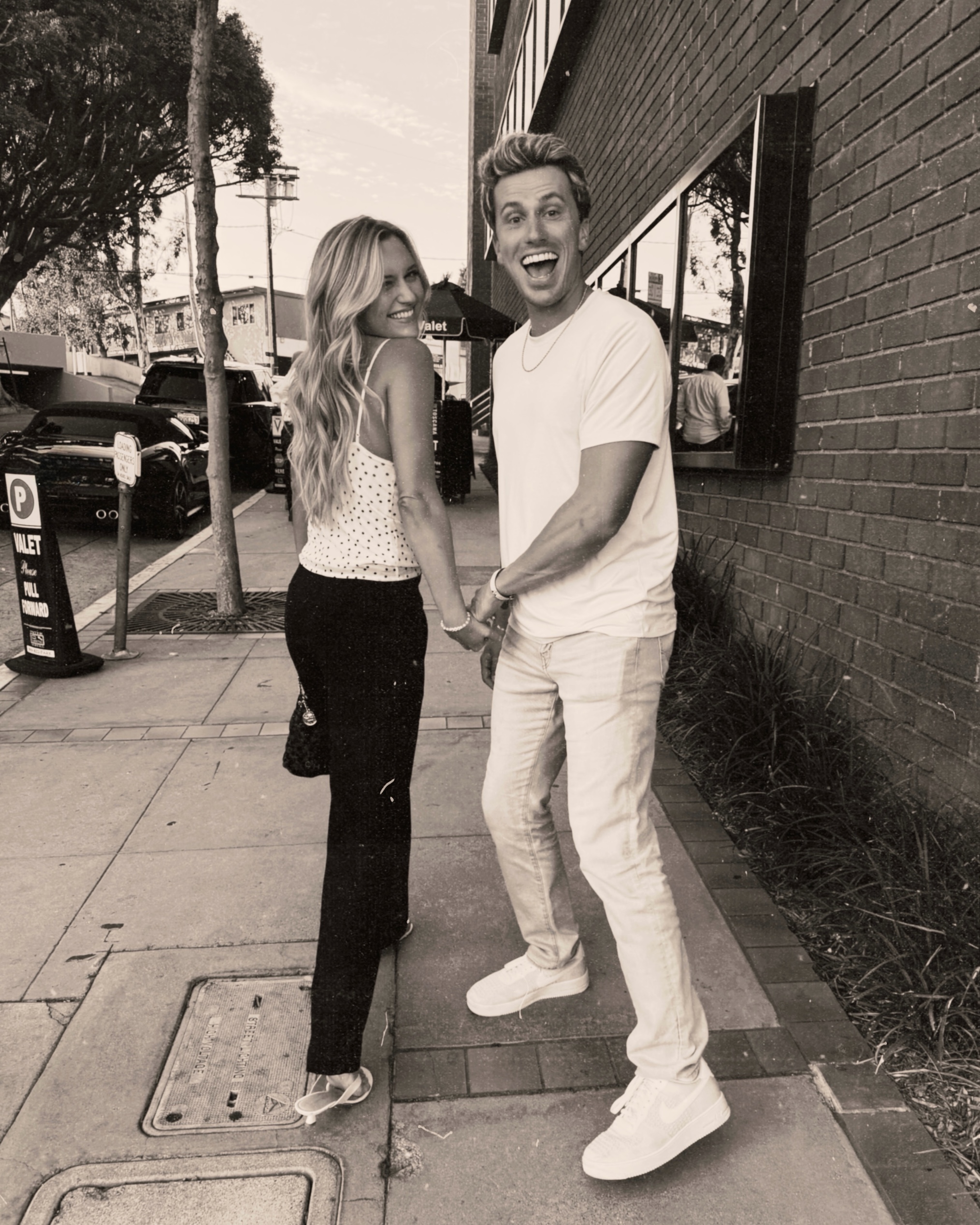 Jackson Olson and Maggie Sajak