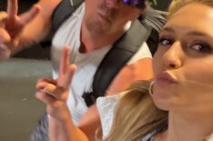 Jackson Olson and Maggie Sajak