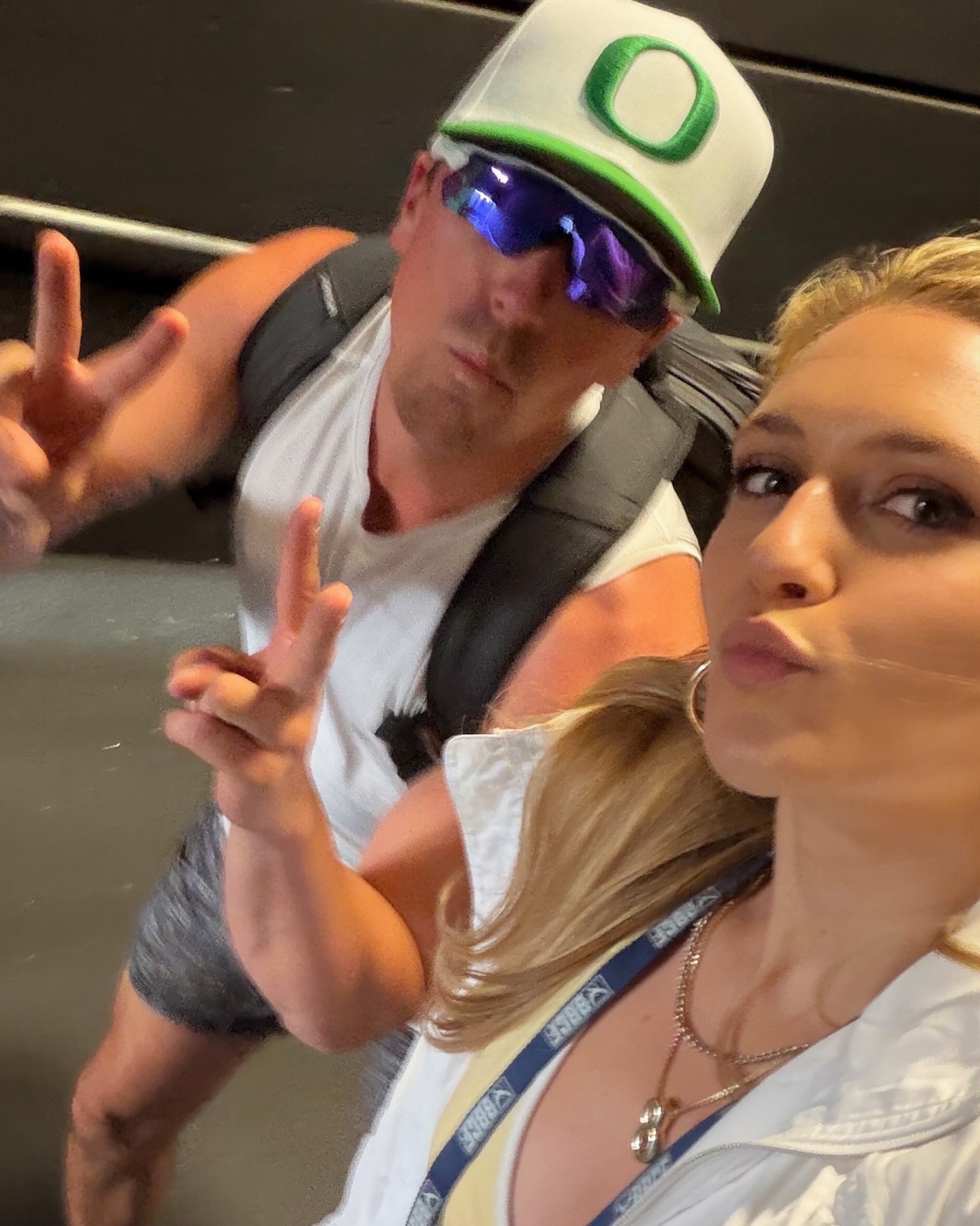 Jackson Olson and Maggie Sajak