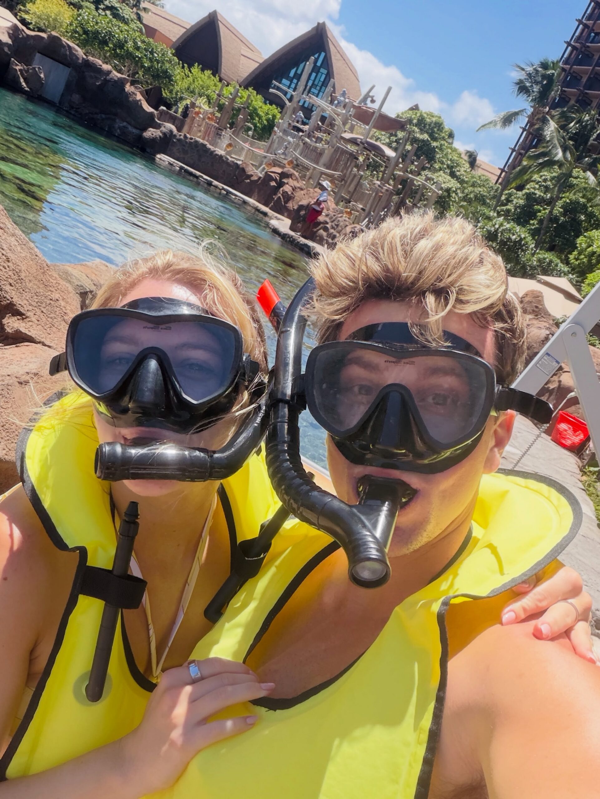 Jackson Olson and Maggie Sajak