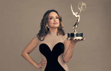 Mariska Hargitay, 78th Emmy Awards promo photo, airs September 14, 2026, on NBC.