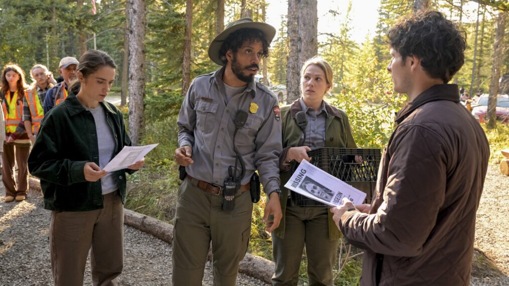 Melanie Scrofano, Manuel Rodriguez-Saenz, Nikki Rae Hallow, and Cooper Levy, 'Anna Pigeon,' Season 1, Episode 5, USA Network, premieres September 4, 2026.