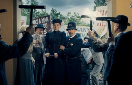 Monster: The Lizzie Borden Story. Ella Beatty as Lizzie Borden in episode 407 of Monster: The Lizzie Borden Story. Cr. Courtesy of Netflix © 2026
