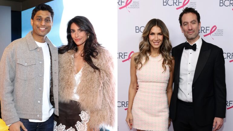 Ankur Jain and Erika Ann Hammond, and Erin Lichy and Abe Lichy of 'RHONY'