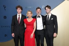 Mclain Larson, Rhea Seehorn, Graham Larson, and Gray Larson at the 2026 Emmys